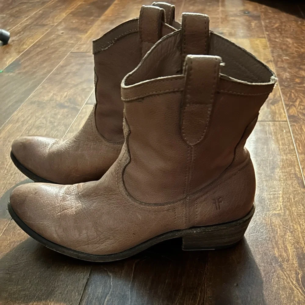 Frye distressed Carson Booties - boots - Picture 6 of 7